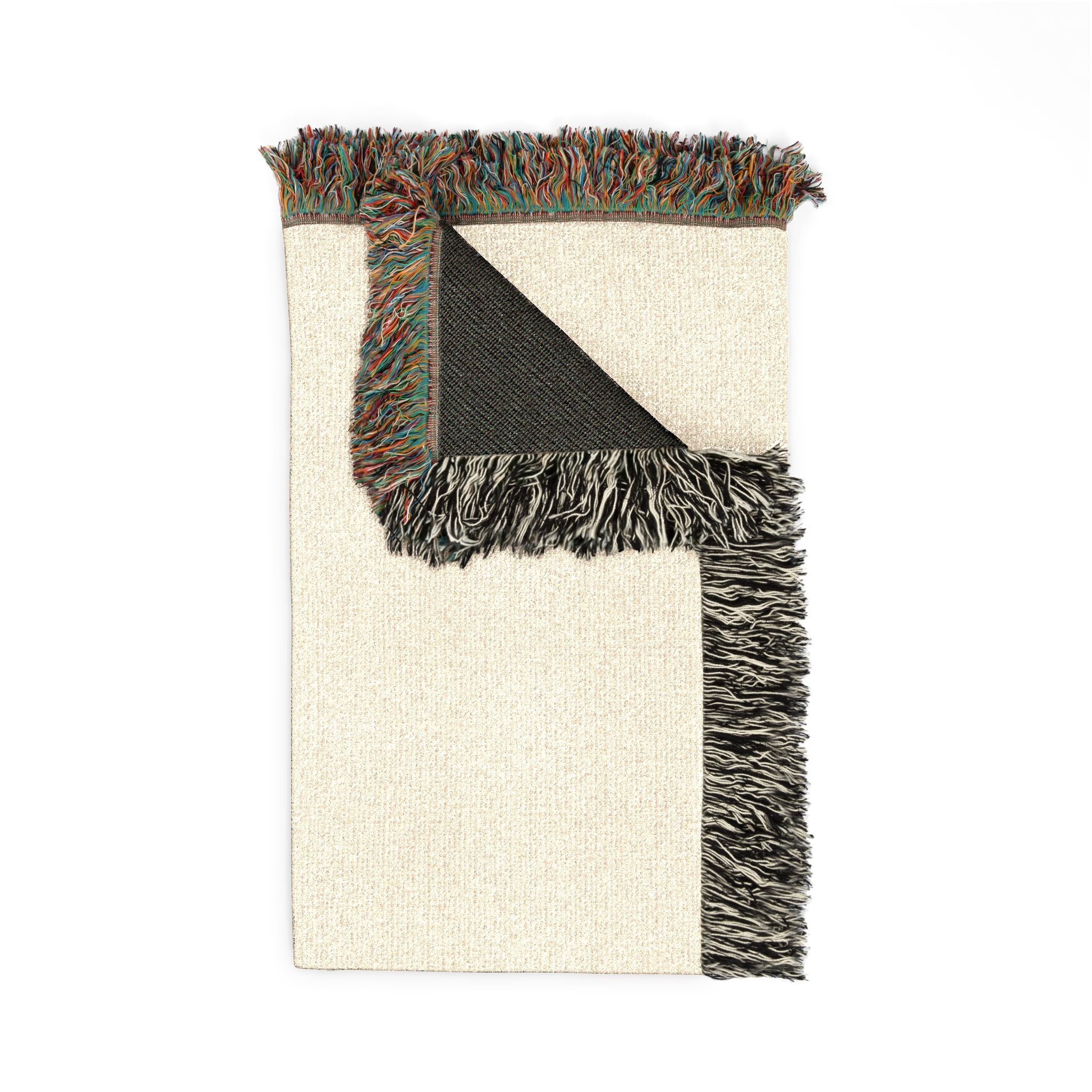 Sarcasm Woven Blanket — Cozy Throw with 'Sarcasm' Embroidered Arch