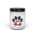 Soy Candle — American Flag Paw Print Scented Candle (9 oz)